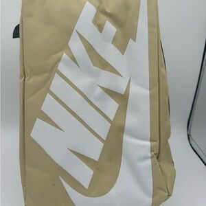 Nike style shoe box bag soft, New in plastic. Cream/White